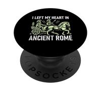 Dejé mi corazón en la Antigua Roma Imperio Romano PopSockets PopGrip Adhesivo