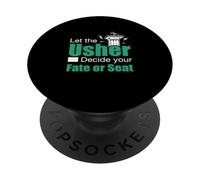 Deje que el Usher decida su destino o sienta el comienzo de Ushers orgullosos PopSockets PopGrip Adhesivo
