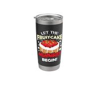 Deje que las pesadillas del pastel de frutas comiencen Información nutricional Pastel de frutas Vaso térmico de acero inoxidable de doble pared
