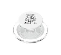 Deje Que su Pasado Sea su brújula Pero Nunca su Ancla Cita PopSockets PopGrip para MagSafe