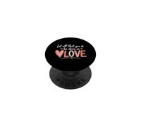 Deje Que Todo lo Que Haga Sea Hecho en Amor Biblia de oración de fe Cristiana PopSockets PopGrip Adhesivo