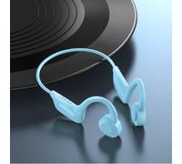 DEJIN Auriculares inalámbricos de conducción ósea, auriculares inalámbricos de oreja abierta 15 horas de reproducción, Bluetooth 5.2, impermeables, adecuados para correr, ciclismo, deportes al aire