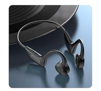 DEJIN Auriculares inalámbricos de conducción ósea, auriculares inalámbricos de oreja abierta 15 horas de reproducción, Bluetooth 5.2, impermeables, adecuados para correr, ciclismo, deportes al aire