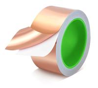 DeJivsin Cinta de cobre anticaracoles, 50 mm x 20 m, lámina de cobre, protección contra caracoles, trampa de caracoles, para arriates elevados y plantas