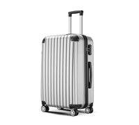 DEJJYYYZ Maleta Maleta de Viaje con Ruedas, Equipaje rodante de Cabina, Carrito de Moda, Bolsa de Equipaje, Cerradura de combinación, Cremallera ABS (Color : D, Size : 28")