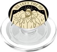 Dejó al Jesús Cristiano 99 llevando la Oveja perdida PopSockets PopGrip para MagSafe