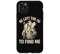 Dejó el 99 para encontrarme Christian Jesus Lost Sheep Parábola Carcasa para iPhone 11 Pro Max