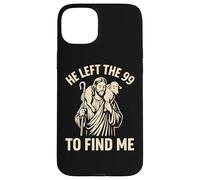 Dejó el 99 para encontrarme Christian Jesus Lost Sheep Parábola Carcasa para iPhone 15 Plus