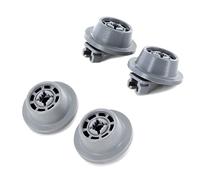 DEKAROX 4 ruedas inferiores para cesta inferior Bosch Siemens 611475 00611475 para cesta inferior en lavavajillas como iQ100 iQ300 iQ500 iQ700 Avantixx Maxx Logixx SilencePlus Serie 2 Serie 4 Serie 6