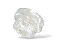 DEKAROX Cristal de lámpara de 51 mm de diámetro para Whirlpool Bauknecht Ignis 481245028007 para Indesit C00311267 transparente cristal cúpula para bombilla en horno estufa