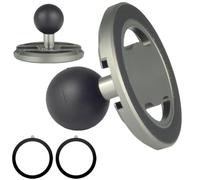 DEKEENSTAR Soporte magnético para teléfono de Coche con Bola tamaño B de 1 Pulgada Compatible con Magsafe iPhone 15, 14, 13 Pro MAX, Soportes RAM, tamaño B, 2.5 cm, Adaptador de Montaje de Bola