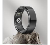 DEKELIFE 2024 Anillo Inteligente Hombre Mujer, Smart Ring con Pulsometro, SpO2, Monitor de Sueño, 100+ Modos Deportivos Anillo de Fitness, Podómetro, Calorías IP68 iOS Android, Tamaño 11, Negro