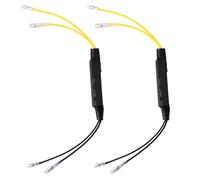 Dekeno 2PCS LED Resistencia de Carga 12V/21W Para Motocicleta y Scooter - Señales de Giro Decodificador, Intermitente Resistencias, Adaptador Indicador Error Reparación