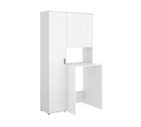 DEKIT - Conjunto DE Armario con 1 Puerta Y Mueble para Lavadora con ALTILLO 190x102,3x62cm