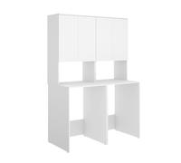 DEKIT - Conjunto DE Muebles para Lavadora Y Secadora con ALTILLO 190x126,6x62cm
