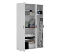 DEKIT GRUPO RIMOBEL Armario Multiusos 3 Puertas, Blanco, 116x190x35cm