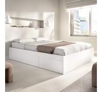DEKIT Grupo RIMOBEL - Cama Alice 150CM con 4 CAJONES - 37x160x196cm
