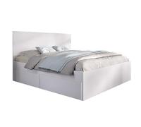 DEKIT Grupo RIMOBEL Lago - Cama para Dormitorio 135/140X190 con Cuatro cajones - Blanco - 100 x 145.4 x 195