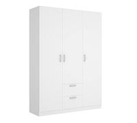 DEKIT GRUPO RIMOBEL MAXI - Armario de 3 puertas y 2 cajones - Blanco - 215 x 52 x 150 cm