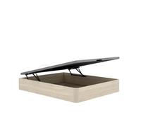 DEKIT Grupo RIMOBEL - Round Canapé con Pata con moldura para Cama de 150x200cm - Roble Natural