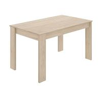 DEKIT GRUPO RIMOBEL Sami Mesa de Comedor o Cocina Fija, Melamina, Roble Natural, 77x139x81 cm