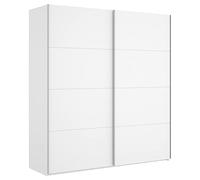 DEKIT GRUPO RIMOBEL SLIDE - Armario 2 Puertas correderas con perfiles de aluminio - Blanco - 180x204x65cm