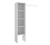 DEKIT GRUPO RIMOBEL SUIT - Armario vestidor abierto con barra de colgar - Blanco - 186x138x40 cm