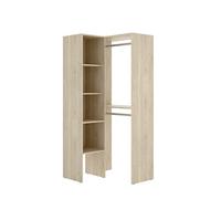 DEKIT GRUPO RIMOBEL SUIT - Armario vestidor rinconero - Natural - 186x80x89 cm