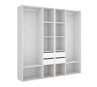 Kit Muebles Conjunto dormitorio SUIT 3 DEKIT blanco/natural