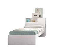 Cabecero cama conjunto dormitorio TEN DEKIT con aro 90x190 blanco