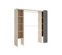DEKIT GRUPO RIMOBEL Vestidor, Melamina, Natural, 205 X 180 X 50