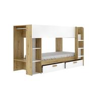 DEKIT GRUPO RIMOBEL VINTY - Cama para dormitorio - LITERA - BLANCO / NORDIC - 150 x 245.4 x 109.8