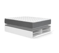 DEKIT - Pack Ahorro Dormitorio Canapé LAN con 1 Colchón viscoelástico con muelles ensacados Aurea 150 x 190cm