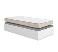 DEKIT - Pack Ahorro Juvenil Canapé abatible Nest con Colchón viscoelástico Nova 90 x 190 cm