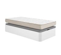 DEKIT - Pack Ahorro Juvenil Canapé Round con 1 Colchón viscoelástico Nova 90x190cm