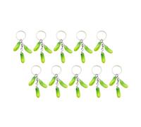 DEKKRYNFV 10pcs Realistic Lovely Cucumber Keychain Decorative Fashion Accessory for Everyday Use and Special Event Ornament Decorative Bag Accessory