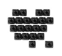 DEKKRYNFV 21 teclas retroiluminadas transparentes de Love Not Carveds, MAO, altura ergonómica, para viajes, oficina, trabajo, teclados en bolsa, accesorios