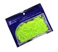 DEKKRYNFV 50 Unids/Set Señuelos De Pesca Blandos Cebos De Larga 3D De Swimbaits Lubinas Cebos De Pesca Truchas De Mar Conjunto Soft Swimbaits