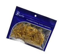 DEKKRYNFV 50 Unids/Set Señuelos De Pesca Blandos Cebos De Larga 3D De Swimbaits Lubinas Cebos De Pesca Truchas De Mar Conjunto Soft Swimbaits