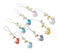 DEKKRYNFV 8 cordones para teléfono con diseño de pez que mejoran tu móvil con un toque de tradición, adecuados para varias ocasiones y ajustes