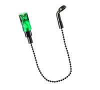 DEKKRYNFV Alarma de línea de pesca sensible, cadena antideslizante, indicadores de pesca portátiles con colgador de reacción rápida, herramienta para regalo de equipo al aire libre