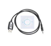 DEKKRYNFV Cable de programación USB para radio de coche, cable USB ABS, cable de programación Walkies Talkies, fácil instalación para TH9000 y TH9000D, accesorio de equipo de comunicación