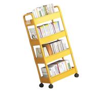 DEKKRYNFV Carrito de 4 niveles para aperitivos con carrito rodante que ahorra espacio, altura ajustable, estante de almacenamiento para camping