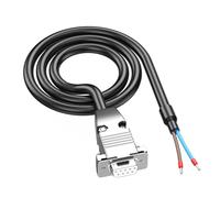 DEKKRYNFV DB9port - Cable adaptador RS485 con enchufe de metal, textura flexible para sistemas de ingeniería de comunicación, metal con blindaje