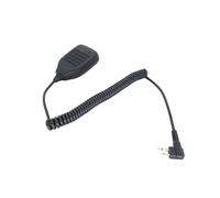 DEKKRYNFV Diseño de micrófono de mano plano con forma ergonómica y cable flexible, accesorios para walkies talkies para dispositivo CP160 EP450, accesorio ligero para walkies talkies