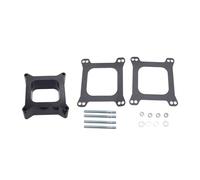 DEKKRYNFV Espaciadores de carburador con tornillos, juego de juntas de 2 pulgadas, espaciador de carburador fenólico abierto, accesorios para automóviles para junta de corte preciso 4bbl