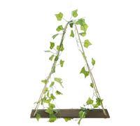 DEKKRYNFV Estante flotante de madera para almacenamiento de plantas, hecho a mano, decoración de pared para dormitorio, cocina, sala de estar