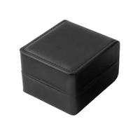 DEKKRYNFV Estuche de viaje de piel sintética para reloj, caja de almacenamiento con patrón de lichi, estuche de exhibición unisex para joyería para uso diario, estuche de coleccionista de relojes