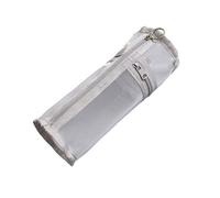 DEKKRYNFV Estuche estético de malla para bolígrafos, estilo japonés, gran capacidad, suministros escolares y de oficina, bolsa de malla transparente de estilo japonés, suministros de vuelta a la