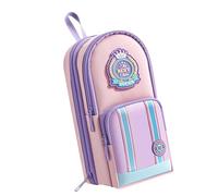 DEKKRYNFV Estuche multifuncional resistente al agua, gran capacidad, organizador para estudiantes, suministros escolares, estuche floral vintage, a